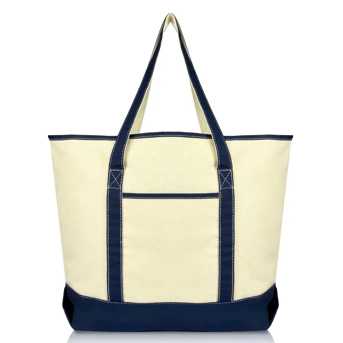 Open Top Heavy Duty Deluxe Tote Bag
