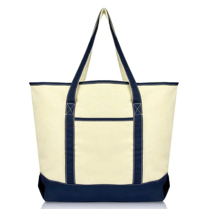 Open Top Heavy Duty Deluxe Tote Bag