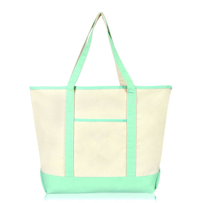 Open Top Heavy Duty Deluxe Tote Bag
