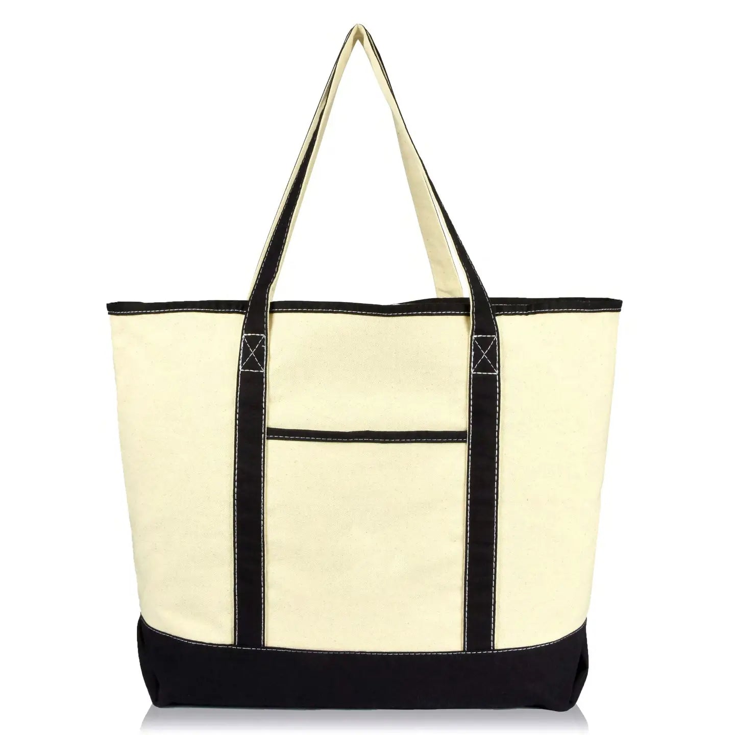 Open Top Heavy Duty Deluxe Tote Bag