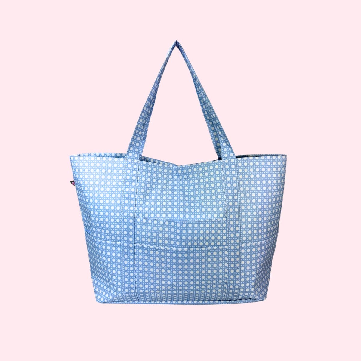 Baby Blue Bungalow ~WIPEABLE~ Big Mama Tote | Mint